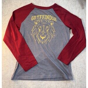 Harry Potter Boys Size Large Gryffindor Long Sleeve Raglan Sleeve Shirt